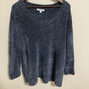 Orvis Women’s Classic Collection XXL V Neck Knit Pull Over Machine Wash chenille